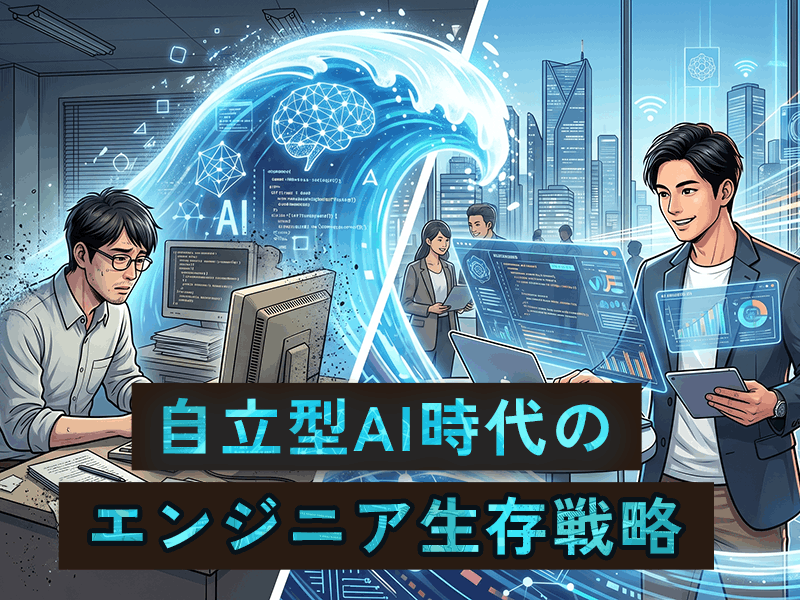 【2026年】自律型AI時代到来！受動的エンジニアが淘汰される理由と生き残り戦略