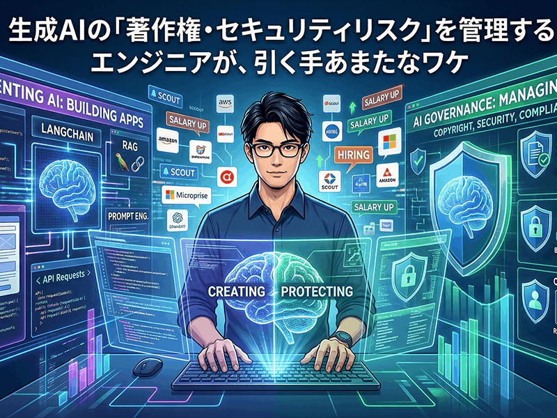 生成AIの「著作権・セキュリティリスク」を管理するエンジニアが、引く手あまたなワケ