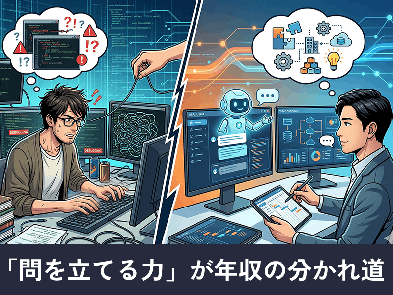 「できるエンジニア」の定義が変わった。実装力より「AIに正しい問いを立てる力」が分かれ道
