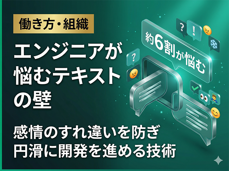 6割が悩む「テキストコミュニケーション」の壁。Slack/Teamsで感情のすれ違いを防ぐには？